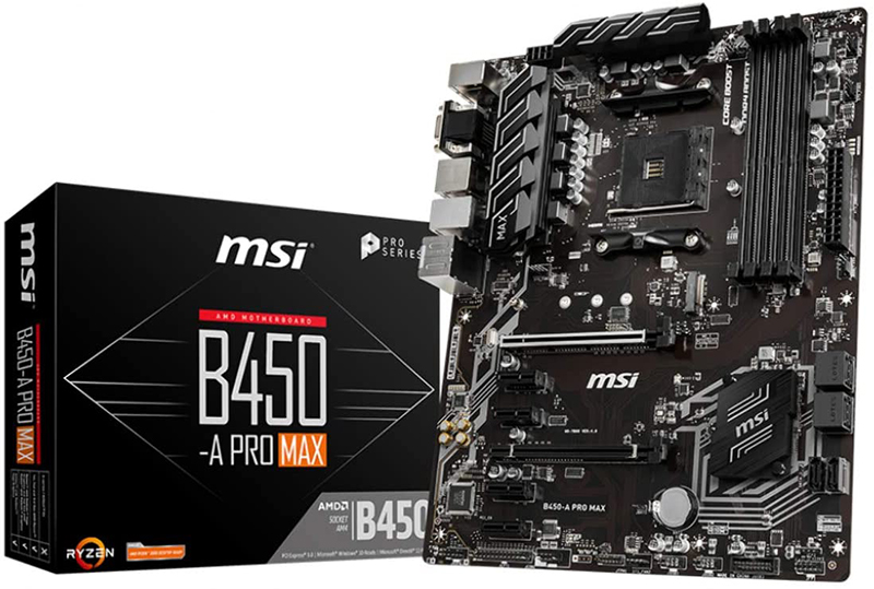 Msi b450 a pro max не видит видеокарту